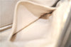 Authentic Ferragamo Gancini Leather Shoulder Bag Purse Silver J5869