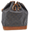 Authentic Louis Vuitton Monogram Noe Shoulder Drawstring Bag M42224 LV J5876