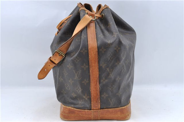 Authentic Louis Vuitton Monogram Noe Shoulder Drawstring Bag M42224 LV J5876
