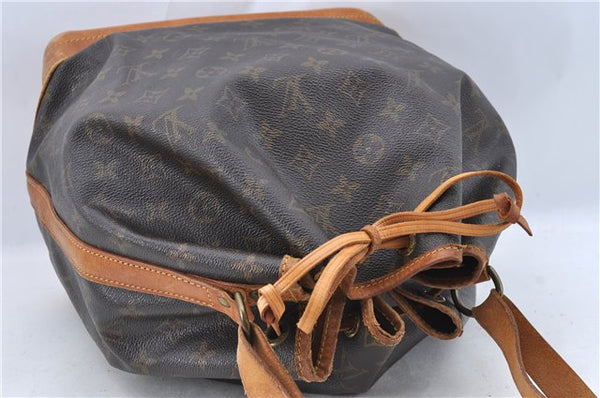 Authentic Louis Vuitton Monogram Noe Shoulder Drawstring Bag M42224 LV J5876