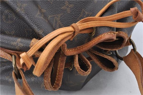 Authentic Louis Vuitton Monogram Noe Shoulder Drawstring Bag M42224 LV J5876