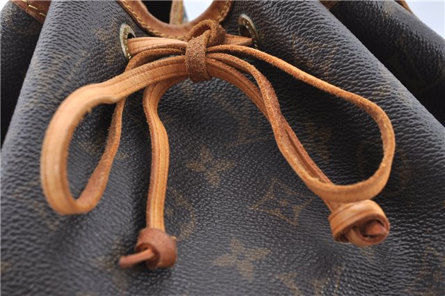 Authentic Louis Vuitton Monogram Noe Shoulder Drawstring Bag M42224 LV J5876