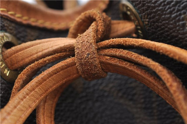 Authentic Louis Vuitton Monogram Noe Shoulder Drawstring Bag M42224 LV J5876