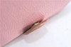 Authentic CHANEL Caviar Skin CC Logo Bifold Wallet Purse Light Pink J5893