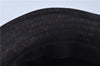 Authentic GUCCI Bucket Hat GG Canvas Leather Size L Brown Black J5906