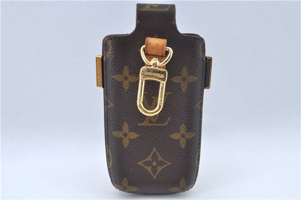 Authentic Louis Vuitton Monogram Etui TelePhone International GM M63060 LV J5929