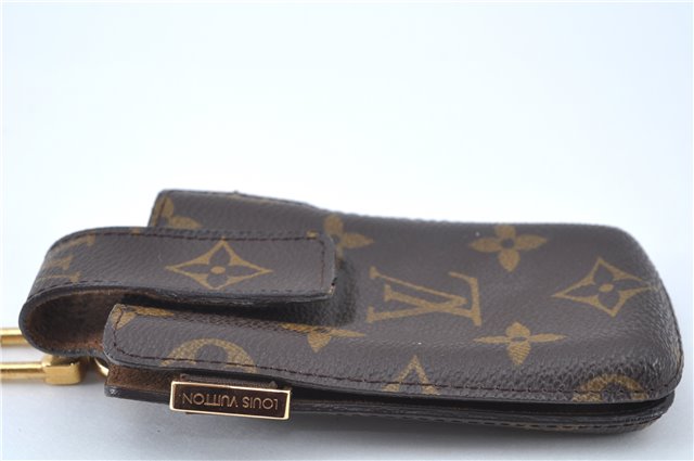 Authentic Louis Vuitton Monogram Etui TelePhone International GM M63060 LV J5929