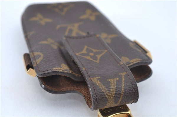 Authentic Louis Vuitton Monogram Etui TelePhone International GM M63060 LV J5929