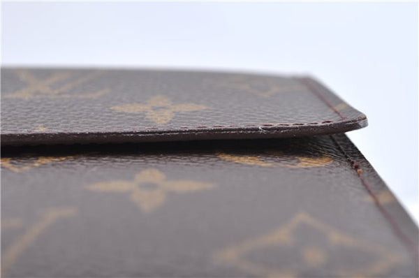 Authentic Louis Vuitton Monogram Portefeuille International M61217 Wallet J5939