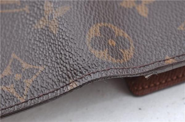 Authentic Louis Vuitton Monogram Portefeuille International M61217 Wallet J5939