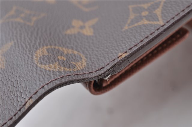 Authentic Louis Vuitton Monogram Portefeuille International M61217 Wallet J5939