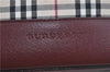 Authentic BURBERRY Vintage Nova Check Hand Bag Purse Canvas Leather Beige J5940