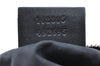 Authentic GUCCI Guccissima Nylon Leather Pouch Purse 162805 Black J5943