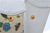 Authentic GUCCI Flora Belt Canvas Lether 70cm 28" Ivory White J5944