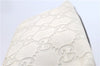 Authentic GUCCI Guccissima GG Leather Pouch Purse Pen Case 141811 Ivory J5955