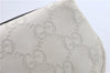 Authentic GUCCI Guccissima GG Leather Pouch Purse Pen Case 141811 Ivory J5955