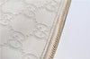 Authentic GUCCI Guccissima GG Leather Pouch Purse Pen Case 141811 Ivory J5955