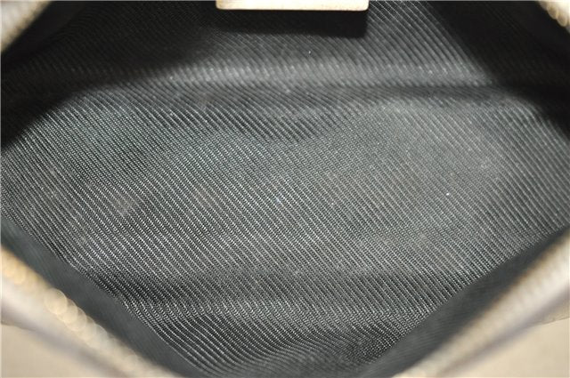 Authentic GUCCI Guccissima GG Leather Pouch Purse Pen Case 141811 Ivory J5955