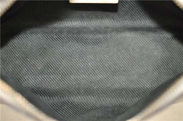 Authentic GUCCI Guccissima GG Leather Pouch Purse Pen Case 141811 Ivory J5955