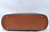 Authentic CELINE Macadam Blason Pattern Hand Bag Purse PVC Leather Brown J5960