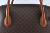 Authentic CELINE Macadam Blason Pattern Hand Bag Purse PVC Leather Brown J5960