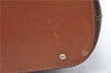 Authentic CELINE Macadam Blason Pattern Hand Bag Purse PVC Leather Brown J5960