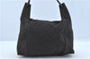 Authentic GUCCI Shoulder Hand Bag GG Canvas Leather 101292 Brown J5961