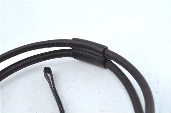 Authentic GUCCI Shoulder Hand Bag GG Canvas Leather 101292 Brown J5961