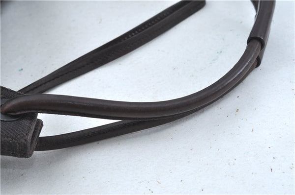 Authentic GUCCI Shoulder Hand Bag GG Canvas Leather 101292 Brown J5961