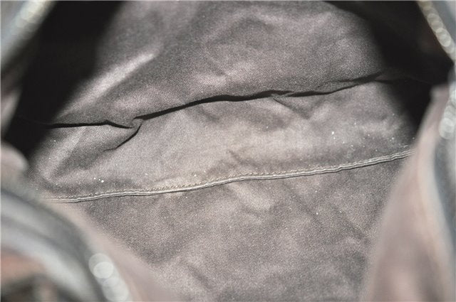 Authentic GUCCI Shoulder Hand Bag GG Canvas Leather 101292 Brown J5961