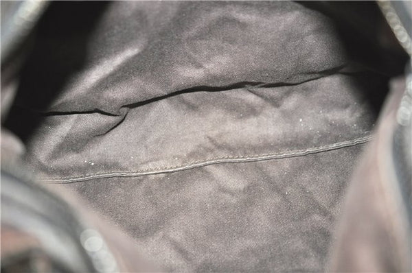 Authentic GUCCI Shoulder Hand Bag GG Canvas Leather 101292 Brown J5961