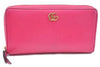 Authentic GUCCI Long Wallet Purse Leather 456117 Pink J5972