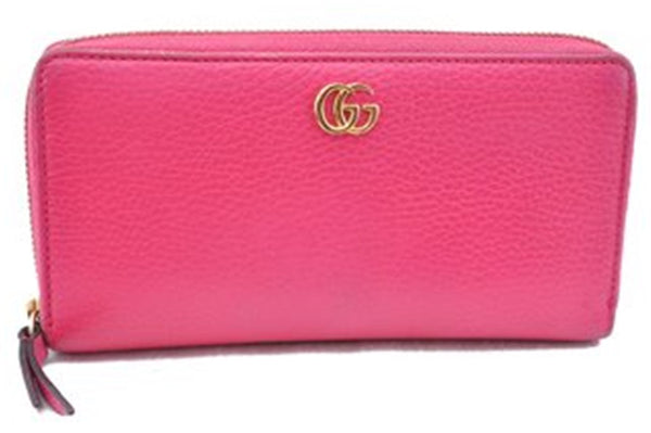 Authentic GUCCI Long Wallet Purse Leather 456117 Pink J5972