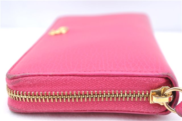 Authentic GUCCI Long Wallet Purse Leather 456117 Pink J5972