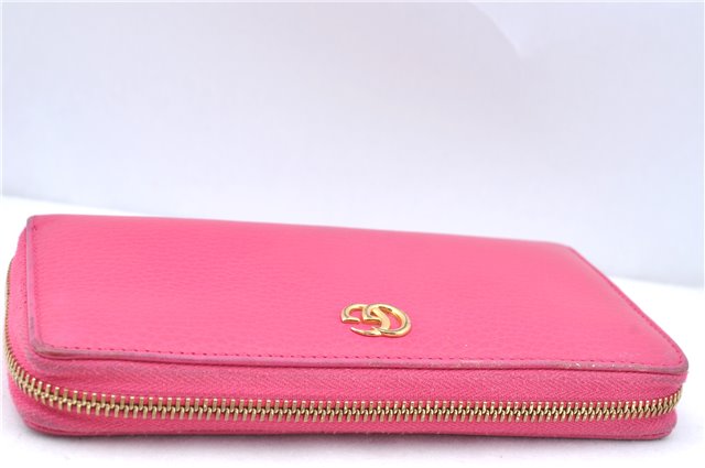 Authentic GUCCI Long Wallet Purse Leather 456117 Pink J5972