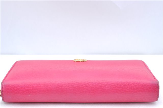 Authentic GUCCI Long Wallet Purse Leather 456117 Pink J5972