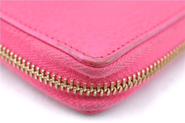 Authentic GUCCI Long Wallet Purse Leather 456117 Pink J5972