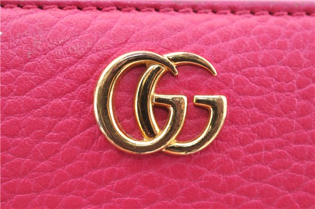 Authentic GUCCI Long Wallet Purse Leather 456117 Pink J5972