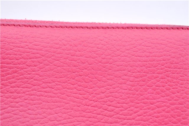 Authentic GUCCI Long Wallet Purse Leather 456117 Pink J5972