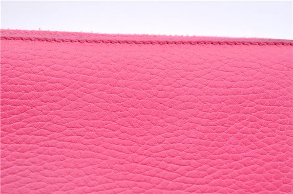 Authentic GUCCI Long Wallet Purse Leather 456117 Pink J5972