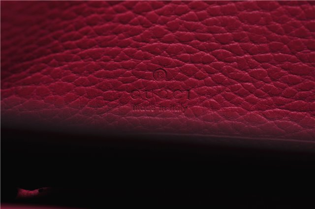 Authentic GUCCI Long Wallet Purse Leather 456117 Pink J5972