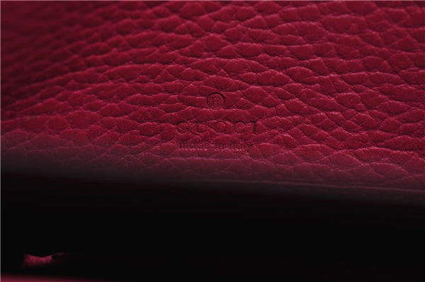 Authentic GUCCI Long Wallet Purse Leather 456117 Pink J5972