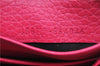 Authentic GUCCI Long Wallet Purse Leather 456117 Pink J5972