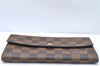 Authentic Louis Vuitton Damier Pochette Porte Monnaie Credit N61724 Wallet J5976