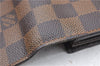 Authentic Louis Vuitton Damier Pochette Porte Monnaie Credit N61724 Wallet J5976