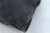 Authentic GUCCI Hand Bag Purse GG Canvas Leather 76554 Black J5977