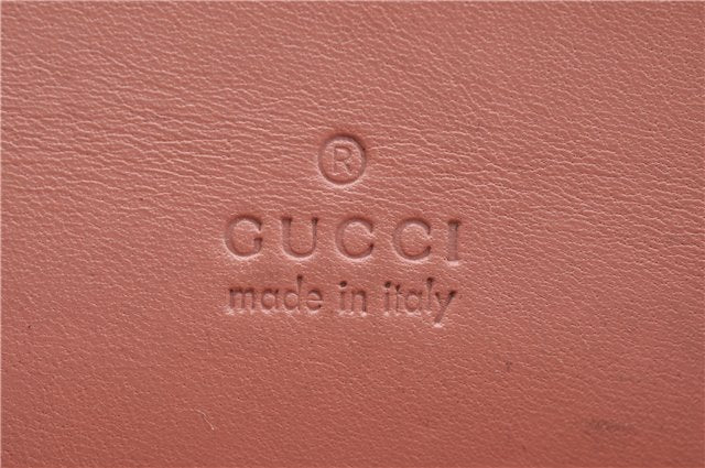 Authentic GUCCI Guccissima GG Coin Purse Case Leather 138098 Light Pink J5983