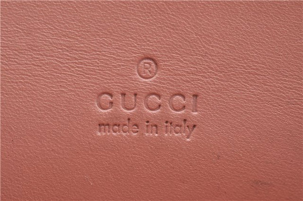 Authentic GUCCI Guccissima GG Coin Purse Case Leather 138098 Light Pink J5983