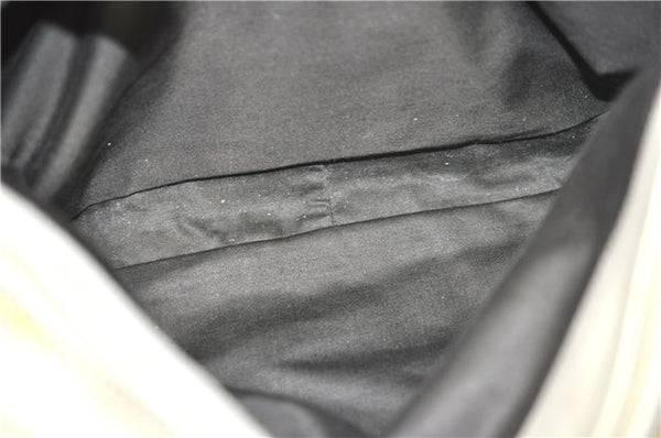Authentic MIU MIU Leather 2Way Shoulder Cross Body Hand Bag Gray J5986