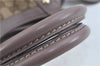 Authentic GUCCI Sukey Shoulder Hand Tote Bag GG Canvas Leather Brown J5989